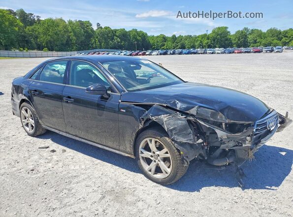 WAUKMAF4XJA076640 2018 AUDI A4 Черный Передняя правая четверть