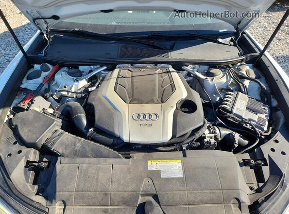 WAUL2AF20KN023786 2019 AUDI A6 White Rear interior view