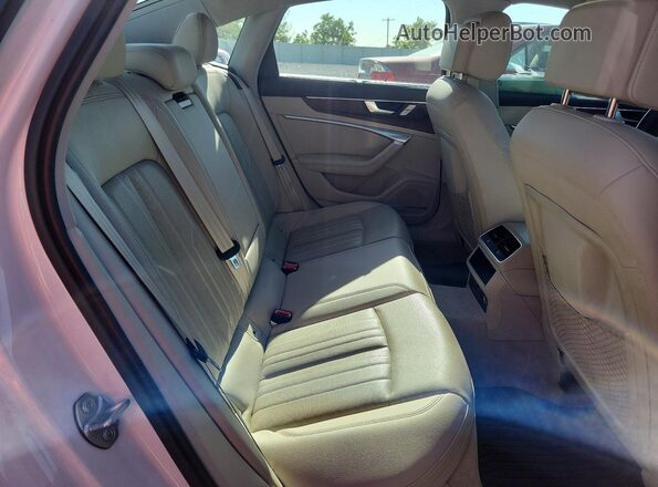 WAUL2AF20KN023786 2019 AUDI A6 White Rear seats view