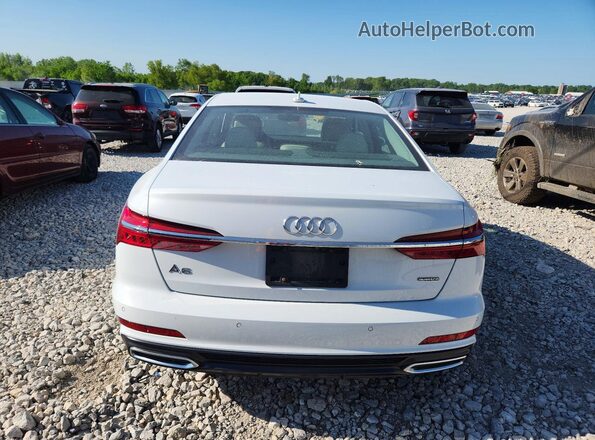 WAUL2AF20KN023786 2019 AUDI A6 White Rear view
