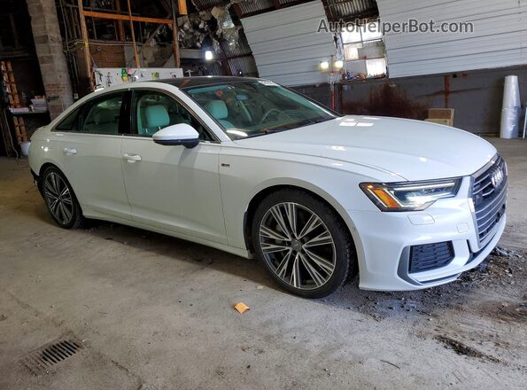 WAUL2AF26KN102895 2019 AUDI A6 White Przód prawy
