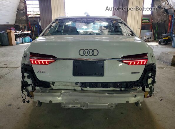 WAUL2AF26KN102895 2019 AUDI A6 White Widok z tyłu