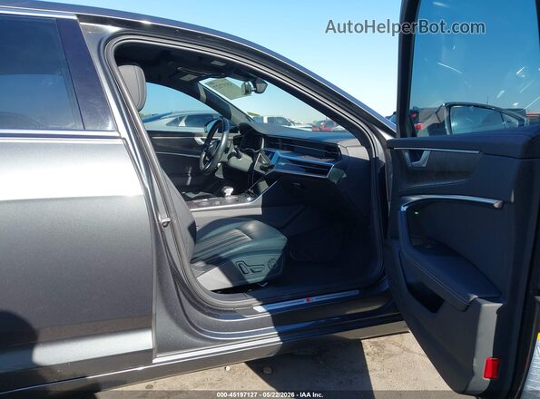 WAUL2AF27KN026216 2019 AUDI A6 Gray Widok wnętrza z przodu