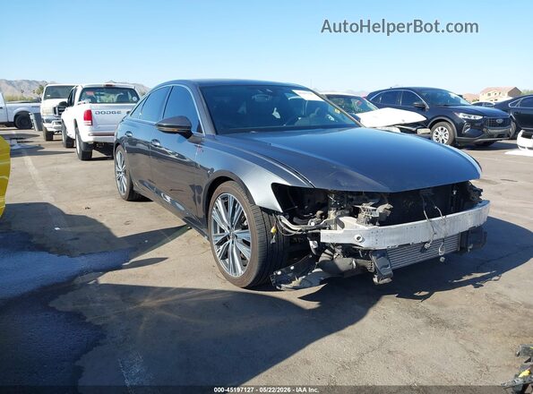 WAUL2AF27KN026216 2019 AUDI A6 Gray Widok z przodu