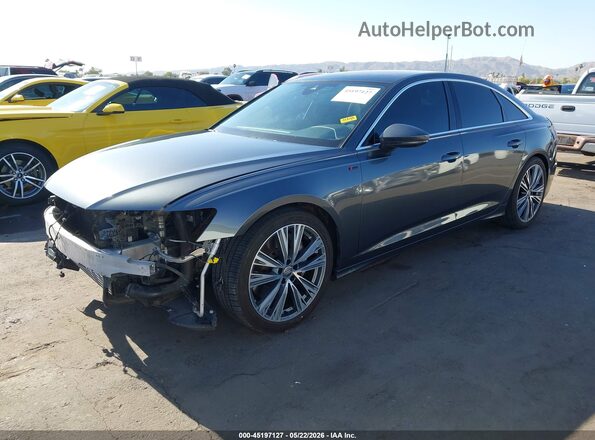 WAUL2AF27KN026216 2019 AUDI A6 Gray Przód lewy
