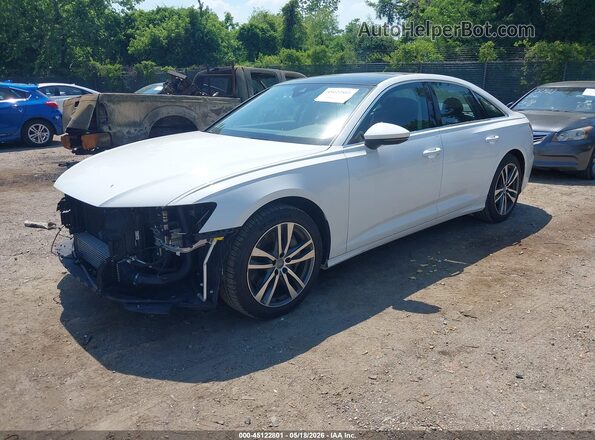 WAUL2AF27KN037183 2019 AUDI A6 White Vista tres cuartos delantera izquierda