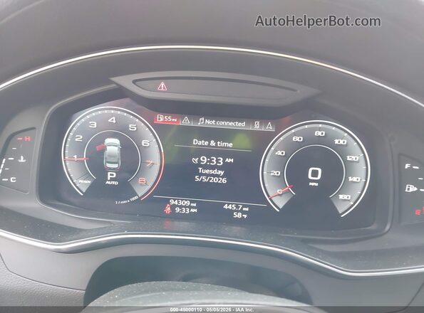 WAUL2AF28KN027150 2019 AUDI OTHER Gray Widok tylnych siedzeń