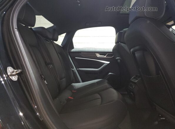 WAUL2AF28MN077873 2021 AUDI A6 Black უკანა სავარძლების ხედი