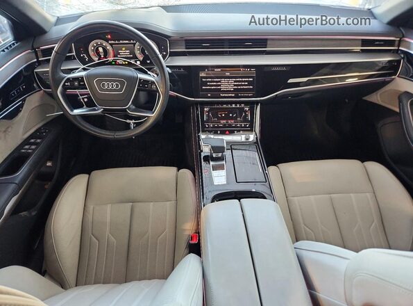 WAULDAF86PN008988 2023 AUDI A8 Blue Вид панелі приладів