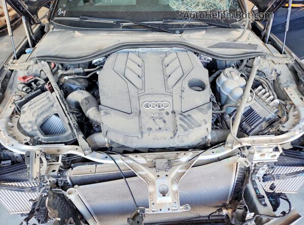 WAULDAF86PN008988 2023 AUDI A8 Blue Вид задньої частини салону