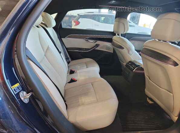 WAULDAF86PN008988 2023 AUDI A8 Blue Вид задніх сидінь