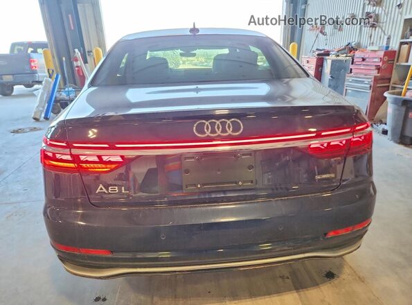 WAULDAF86PN008988 2023 AUDI A8 Blue Вид ззаду