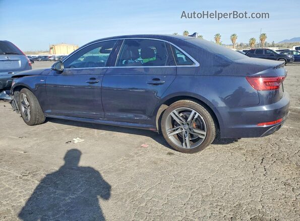 WAULMAF4XJA109138 2018 AUDI A4 Blue Tył lewy