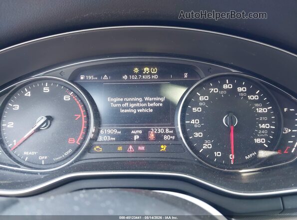 WAULMAF4XJN008075 2018 AUDI A4 Black Widok tylnych siedzeń
