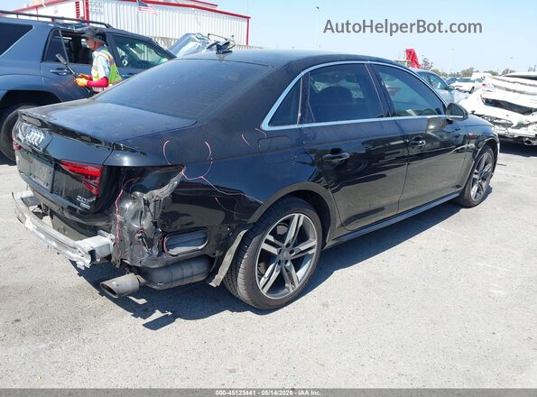 WAULMAF4XJN008075 2018 AUDI A4 Black Tył prawy