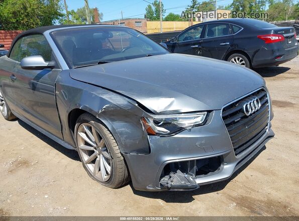 WAUM2AFH1GN009279 2016 AUDI A5 Gray Front view