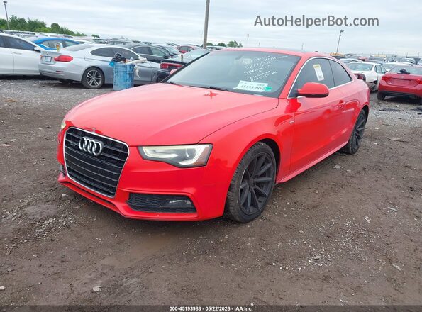 WAUM2AFR7GA023087 2016 AUDI A5 Red Front left