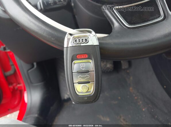 WAUM2AFR7GA023087 2016 AUDI A5 Red Dashboard view