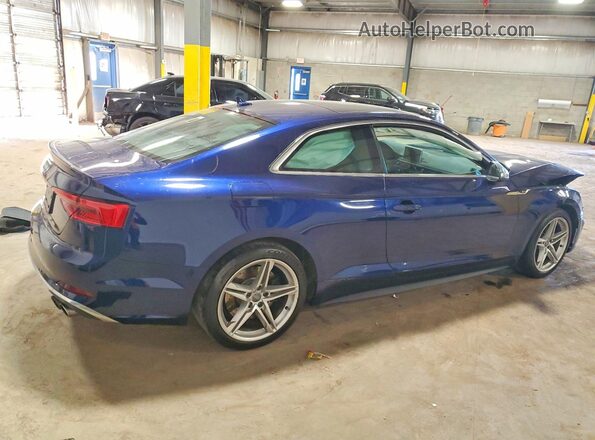 WAUP4AF51JA006345 2018 AUDI S5 Blue Задня права чверть