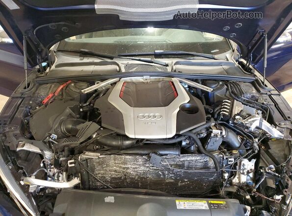 WAUP4AF51JA006345 2018 AUDI S5 Blue Вид задньої частини салону