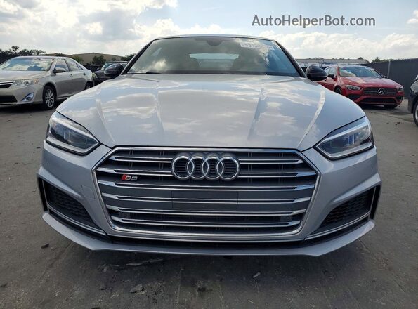 WAUP4AF54JA017047 2018 AUDI S5 Silver Widok z przodu