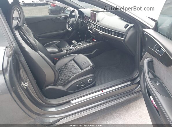 WAUP4AF55JA001990 2018 AUDI S5 Gray წინა სალონის ხედი
