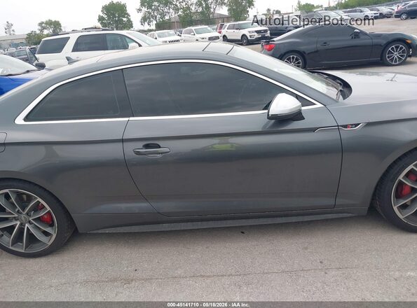 WAUP4AF55JA001990 2018 AUDI S5 Gray უკანა სალონის ხედი