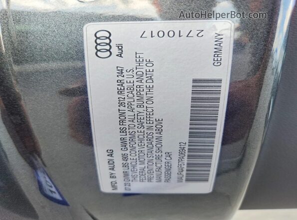 WAUP4AF57PA069412 2023 AUDI S5 Gray Widok komory silnika