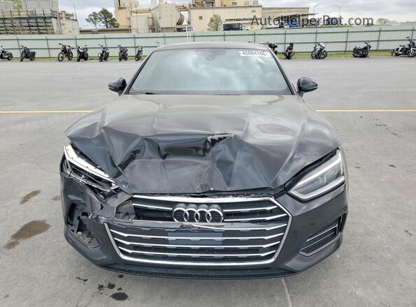 WAUPNAF55JA005034 2018 AUDI A5 Black წინა ხედი