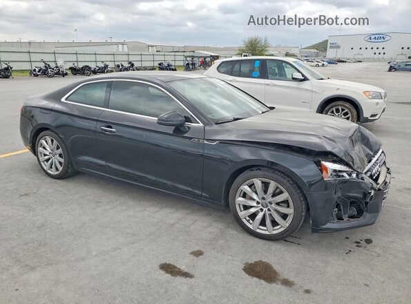 WAUPNAF55JA005034 2018 AUDI A5 Black წინა მარჯვენა
