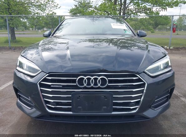 WAUPNAF57JA073772 2018 AUDI A5 Gray Առջևի վահանակի տեսք