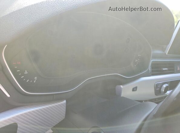 WAUPNAF5XJA034044 2018 AUDI A5 Black Vista del cuadro de instrumentos