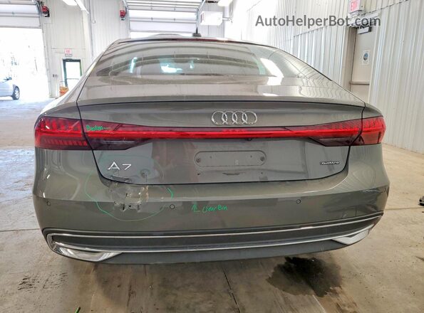 WAUR2BF24NN010284 2022 AUDI A7 Gray Հետևի տեսք