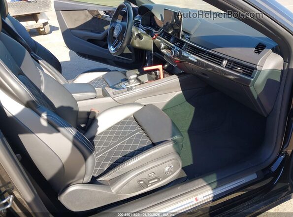 WAUR4AF52MA021319 2021 AUDI S5 Черный Вид салона спереди