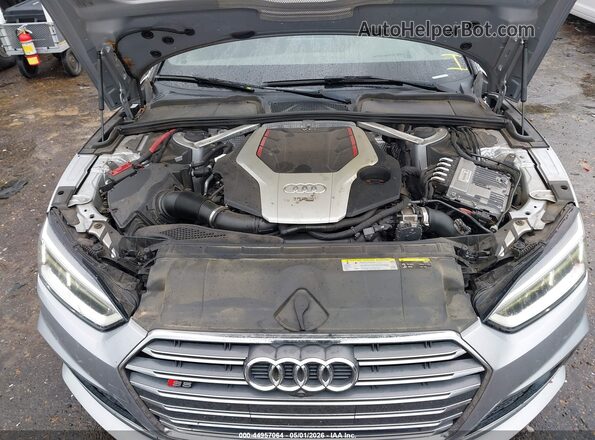 WAUR4AF55JA009547 2018 AUDI S5 Silver Widok z tyłu