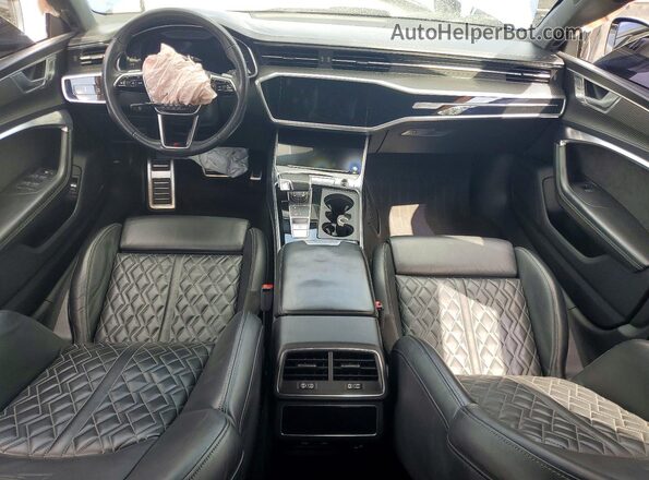 WAUSFBF2XMN072499 2021 AUDI S7 Blue Вид панелі приладів
