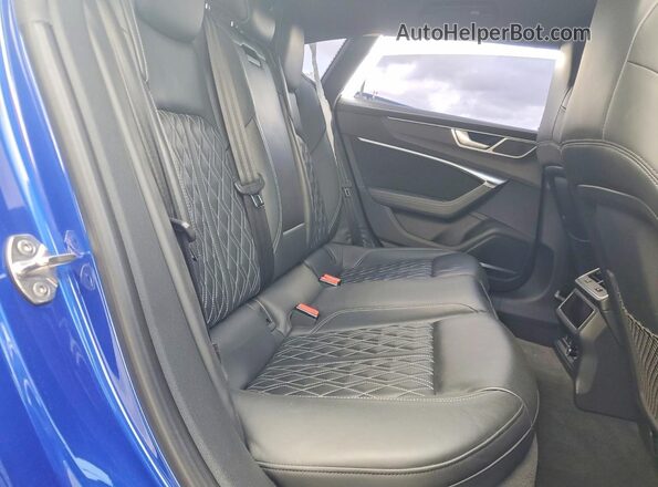 WAUSFBF2XMN072499 2021 AUDI S7 Blue Вид задніх сидінь