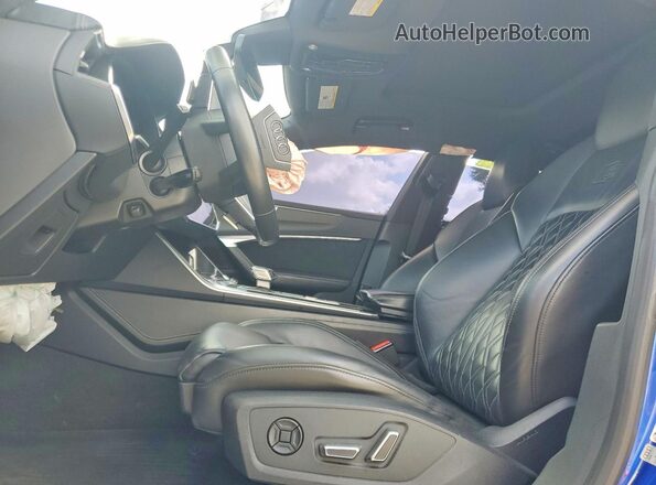 WAUSFBF2XMN072499 2021 AUDI S7 Blue Вид салону спереду