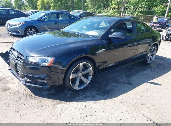WAUSGAFR2GA045345 2016 AUDI A5 Black Vista tres cuartos delantera izquierda
