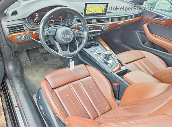 WAUSNAF52JA028751 2018 AUDI A5 Black Vista del salpicadero