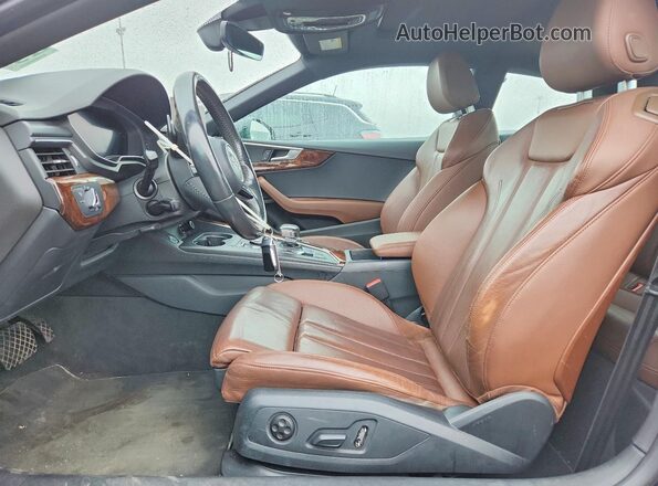 WAUSNAF52JA028751 2018 AUDI A5 Black Vista interior delantera