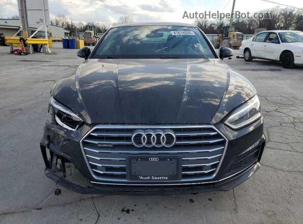 WAUTNAF50JA014030 2018 AUDI A5 Black Դիմացի տեսք