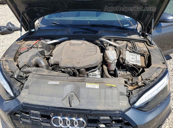 WAUTNAF51LA016338 2020 AUDI A5 Black Vista del compartimento del motor