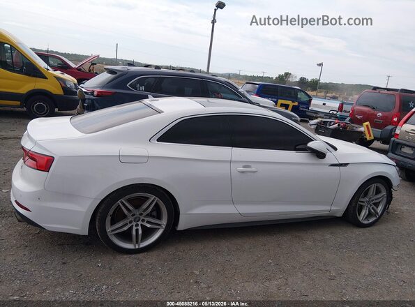 WAUTNAF56JA003727 2018 AUDI A5 White უკანა სალონის ხედი