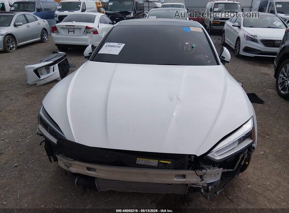 WAUTNAF56JA003727 2018 AUDI A5 White ხელსაწყოთა პანელის ხედი