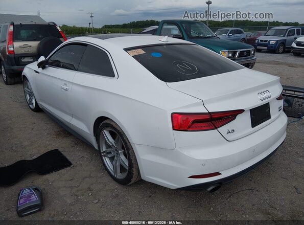 WAUTNAF56JA003727 2018 AUDI A5 White უკანა მარცხენა