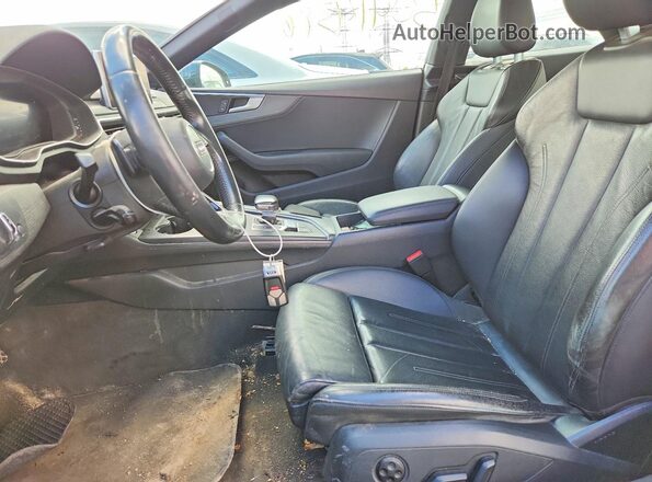 WAUTNAF56JA017840 2018 AUDI A5 Black Vista interior delantera