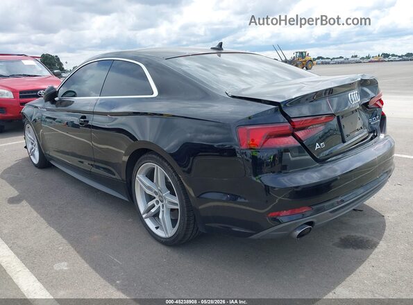 WAUTNAF57JA101858 2018 AUDI A5 Black უკანა მარცხენა