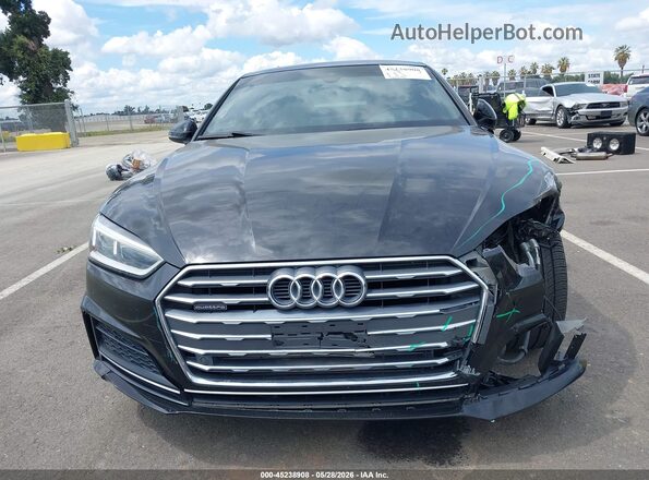WAUTNAF57JA101858 2018 AUDI A5 Black ხელსაწყოთა პანელის ხედი