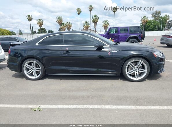 WAUTNAF57JA101858 2018 AUDI A5 Black უკანა სალონის ხედი